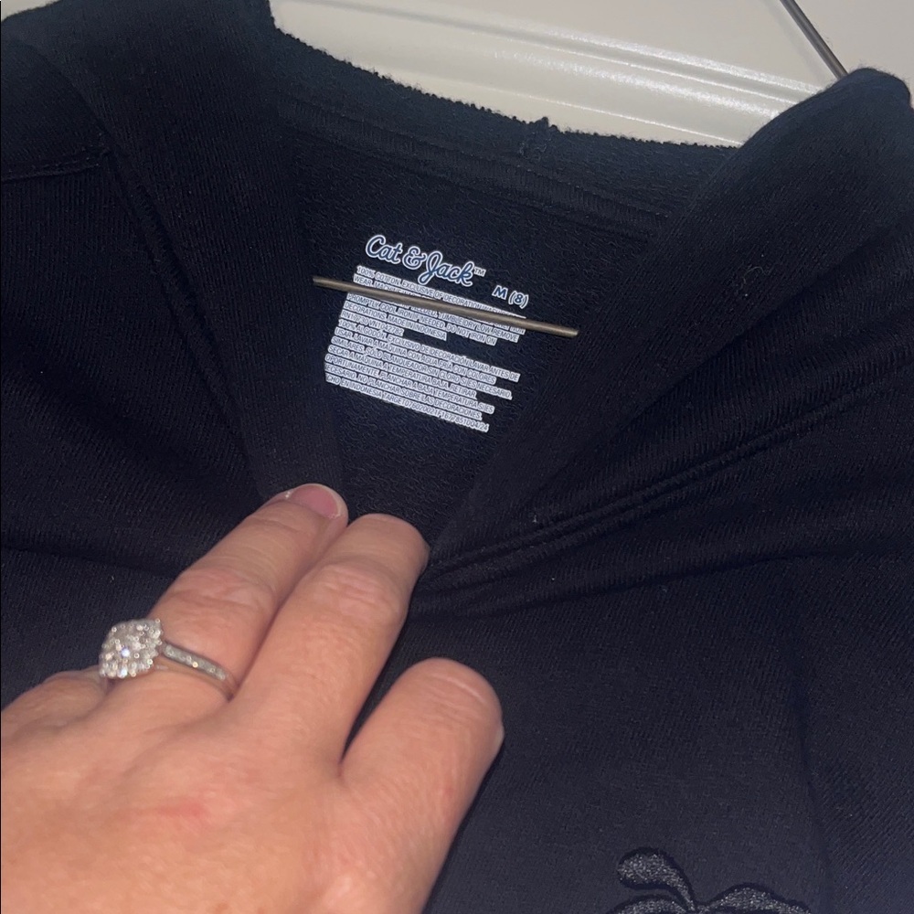 Kids Palm Tree Black Hoodie - Picture 4 of 4